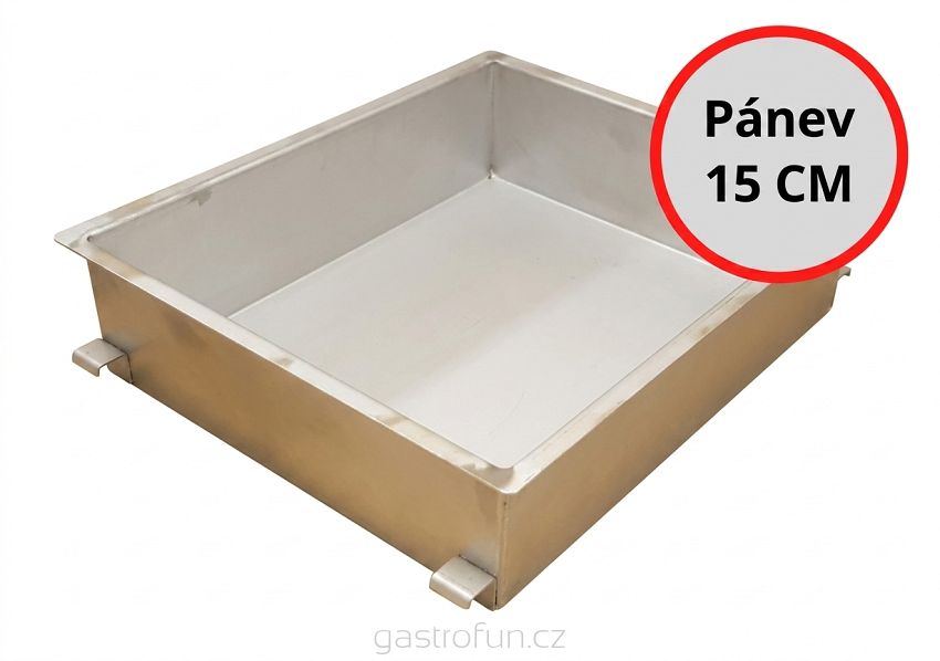 Pánev pro 3-hořákovou fritézu K+F – 15 cm