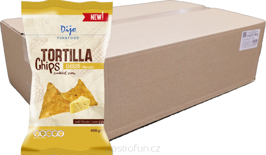 Tortilla Lupínky Nachos sýr 2,4kg (6x 400g)