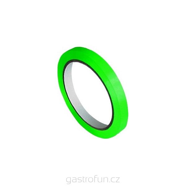 Lepící páska zelená o rozměr 9mm na 66m (Tape sticker 9mm×66m green)
