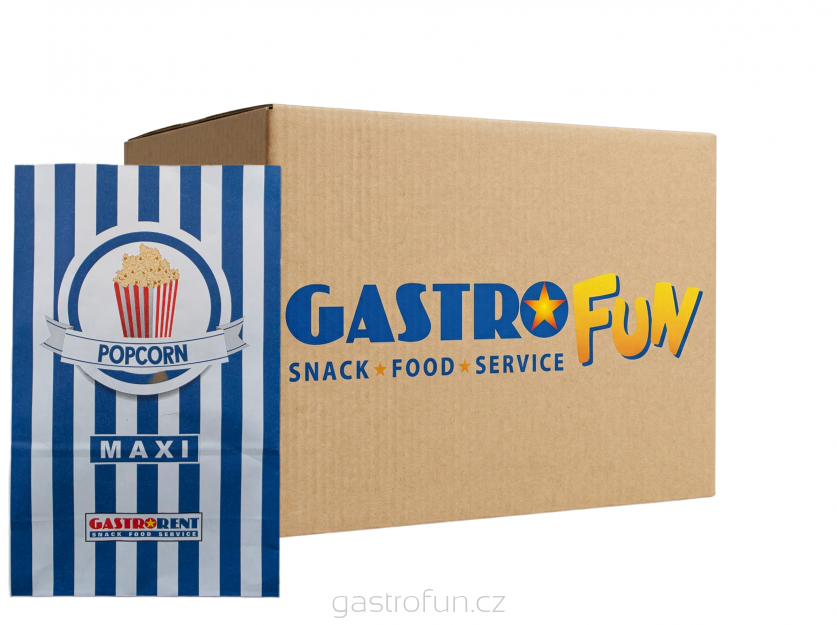 Sáček GASTRORENT 3,82 L popcorn MAXI 1000ks