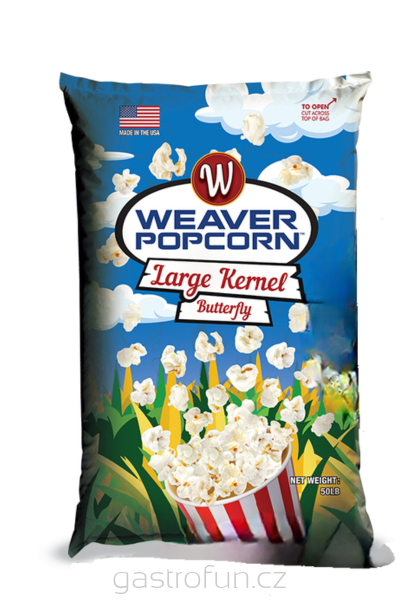 Kukuřice POP WEAVER PREMIUM  22,68kg USA, Expanze: 1:42-46+