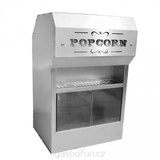 Samoobslužná vitrína na popcorn.