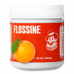 Oranžová Pomerančová Příchuť Flossine 454g