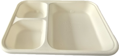 BIO Tácek na NACHOS se dvěma přihrádkami na omáčku VANGUARD